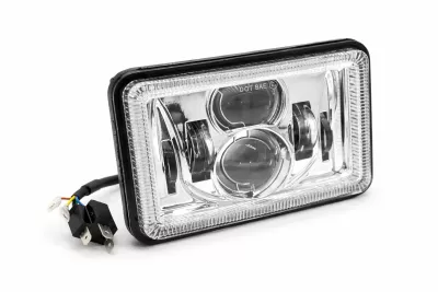 one pair (2 lights)  4 x 6-inch lights with halo
