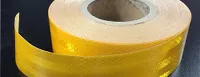 Reflective Tape Yellow (Sold By The Metre) 50mm Wide