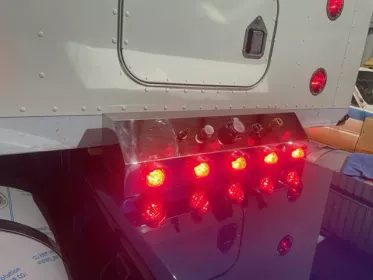 Stainless Steel Airline Box Red Torpedo Led 1.2Mm