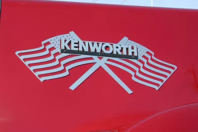 Stainless Steel Badge Backing Stars & Stripes To Suit Kenworth
