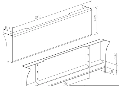 Stainless Steel Bumper Bar 25 Inch Curved End To Suit Western Star