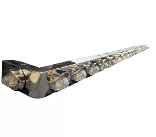 Stainless Steel Light Bar 21 Torpedo LED Clear 2370mm