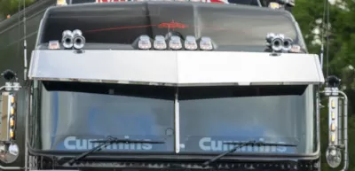 Stainless Steel Sun Visor 14 Inch To Suit Kenworth K220