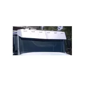 Stainless Steel Sun Visor 17 Inch To Suit Freightliner Century & Coronado 6 Holes 2 Side Mount