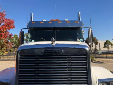 Stainless Steel Sun Visor To Suit Freightliner Columbia, Century, Coronado Day Cab 6 hole