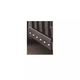 Stainless Tank Skirt 1660 Endcap 6 Led Amber