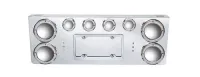 Tag Plate (S/Steel, 4 X4'' & 4 X 2'' Light Holes)