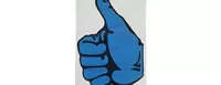 Sticker Blue Thumbs Up Right