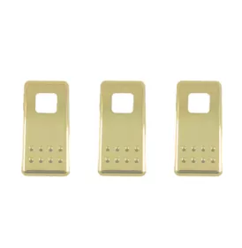 Switch Cover Gold (Kenworth Before 2008)  3 Pkt