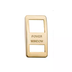 Switch Cover Gold Power Window