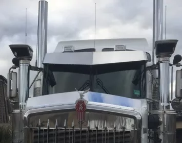 Sun Visor 12 Inch Boltless To Suit Kenworth T350/T359/T404/T408/T409/T604/T608/T609/T659/T904/T908/T909