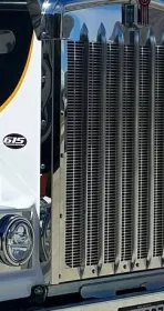 Stainless Steel Side Grill Panel To Suit Kenworth /T908/T909 Left Hand Side
