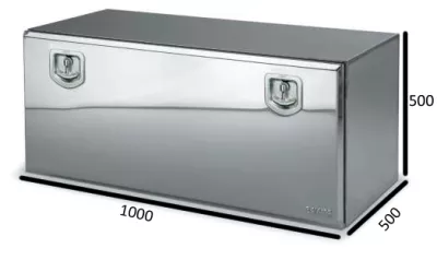 TOOLBOX 1000X500X500 FULL STAINLESS