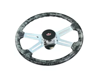 VIP47 Steering wheel Pearled in Midnight Black