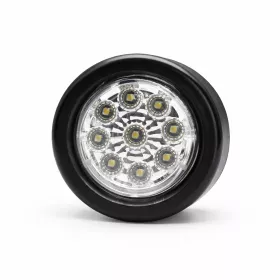 Lucidity LED Clear/White Marker Lamp Round 2inch