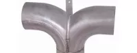 Y Bend 5" Aluminised